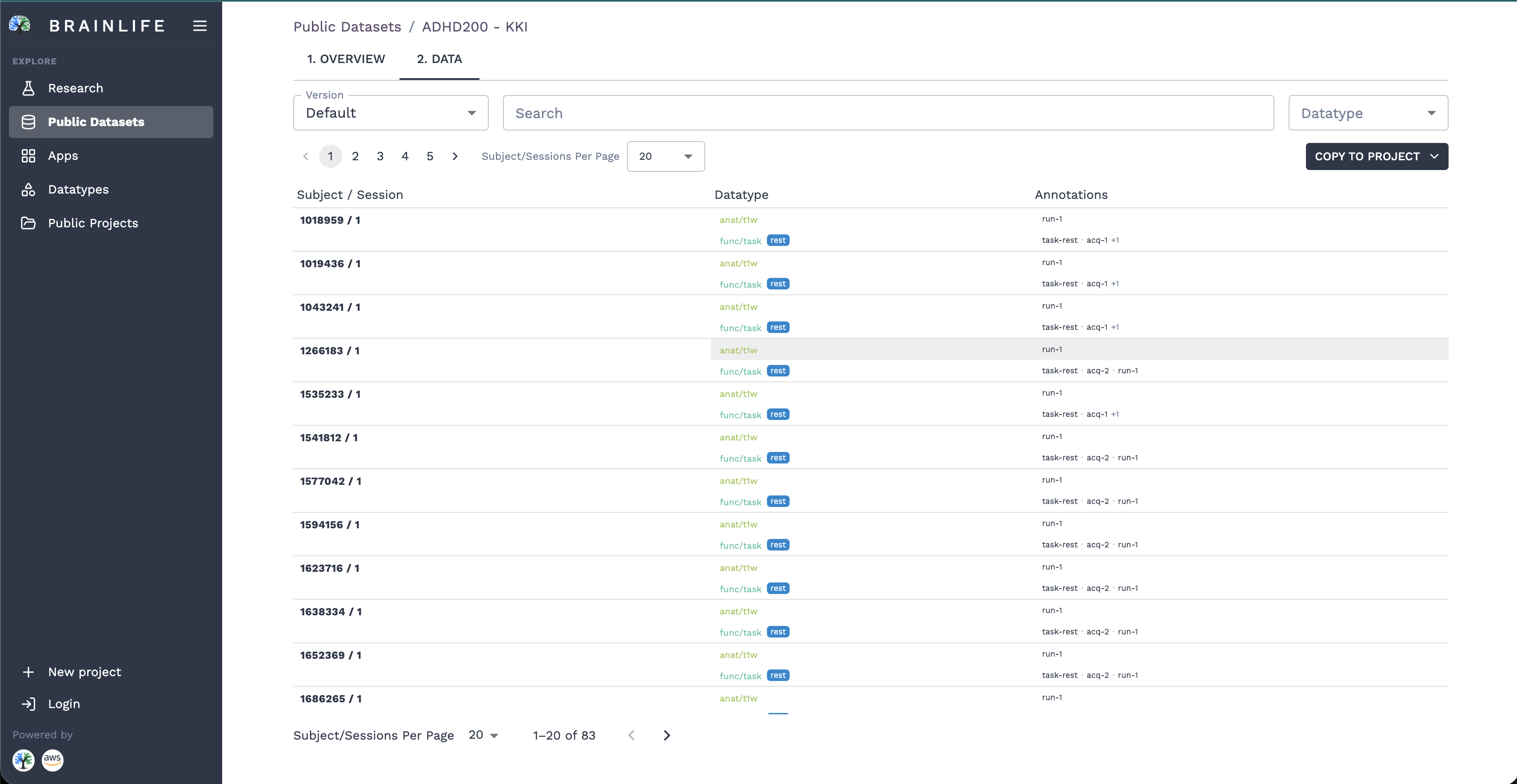 Collection Data View