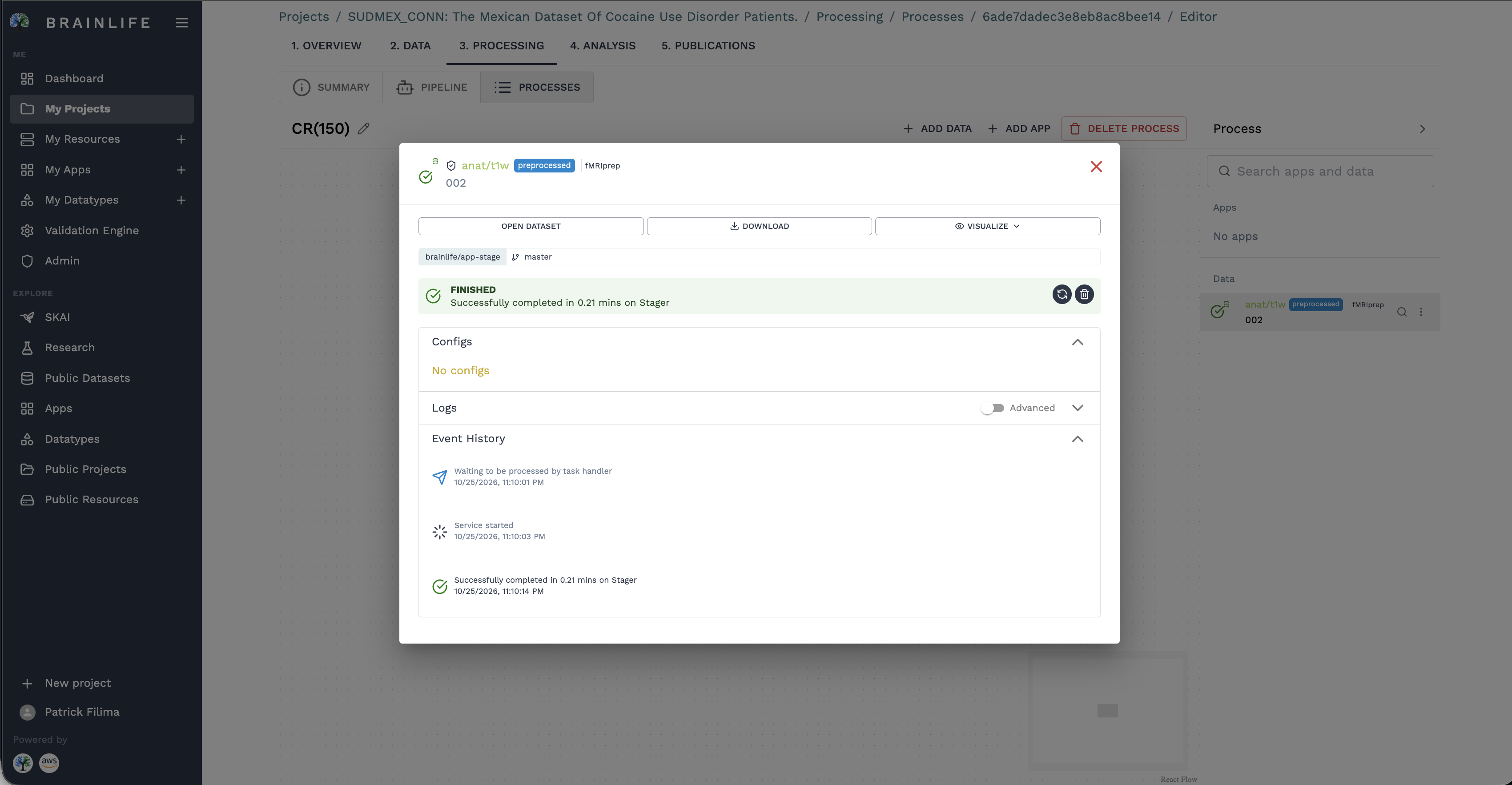 Staged Dataset Task Inspector